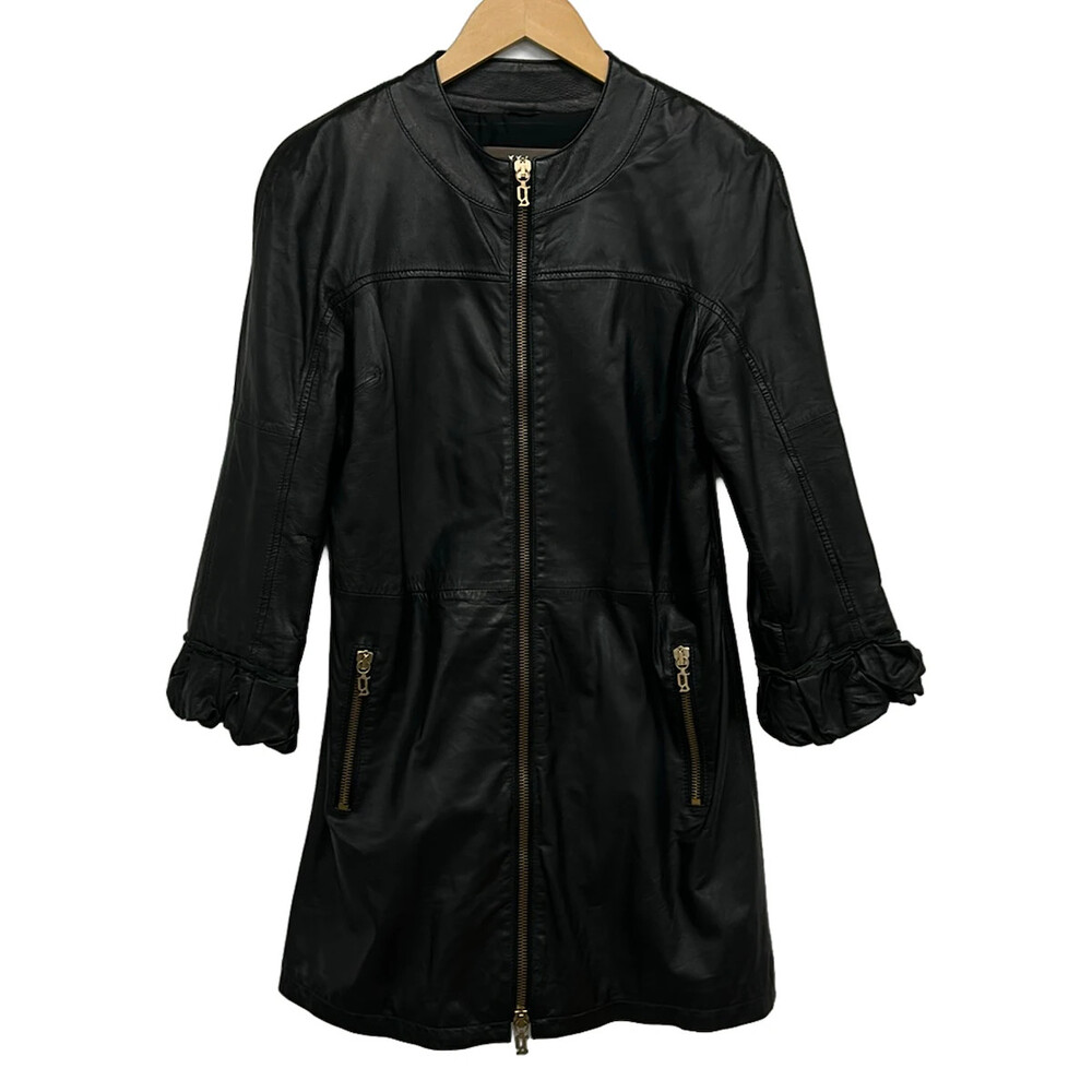 Galliano Black Women's Coat #335291G57B